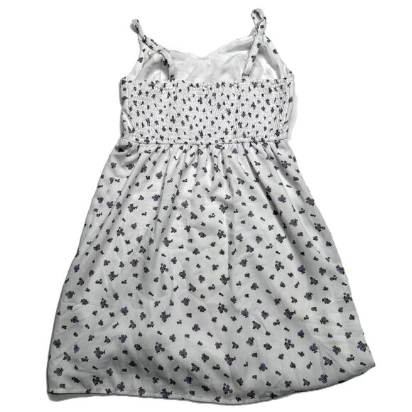 Hollister White mini dress with Purple Floral Pattern Size S - Picture 2 of 11